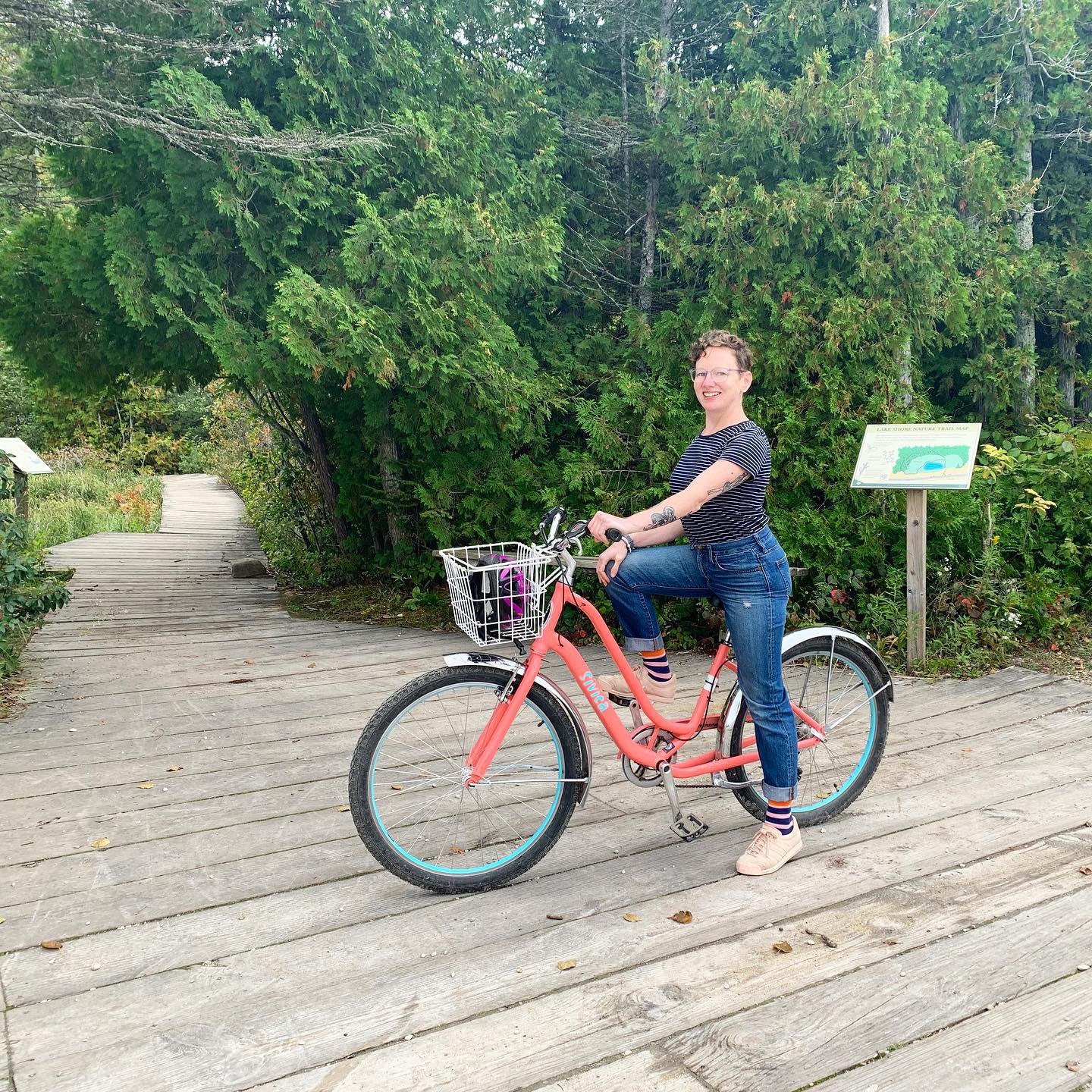 Christy L. Riding a Bike